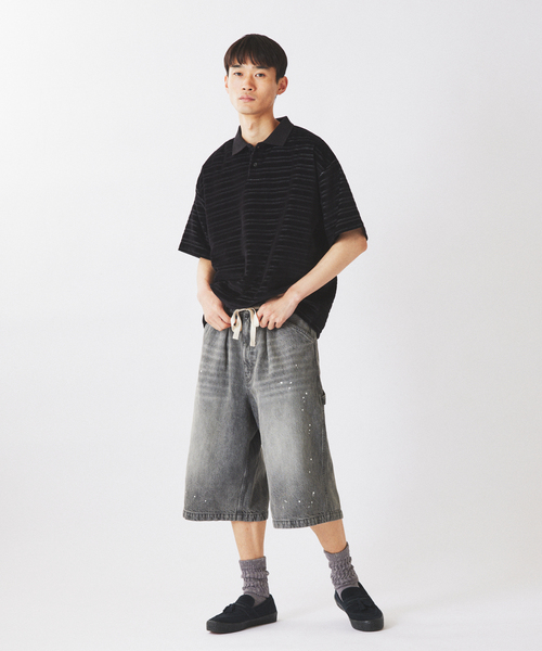 JOURNAL STANDARD relume(ジャーナルスタンダード レリューム)の「スモーキーデニム 11oz フェード ショーツ(その他パンツ・メンズ・ブラックミックス/ブルー系その他/コバルトブルー・MEDIUM/LARGE)」の5枚目の写真