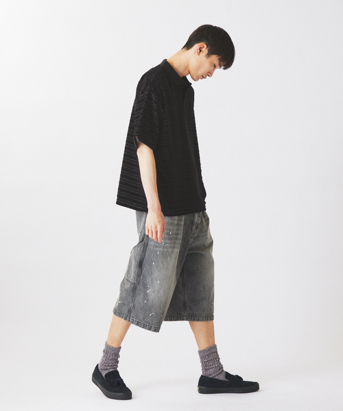 JOURNAL STANDARD relume(ジャーナルスタンダード レリューム)の「スモーキーデニム 11oz フェード ショーツ(その他パンツ・メンズ・ブラックミックス/ブルー系その他/コバルトブルー・MEDIUM/LARGE)」の8枚目の写真
