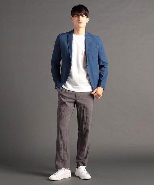 MONSIEUR NICOLE(ムッシュニコル)の「AKIHA 二つ釦シングルジャケット(テーラードジャケット・メンズ・ネイビー・MEDIUM/LARGE/X-LARGE)」の2枚目の写真