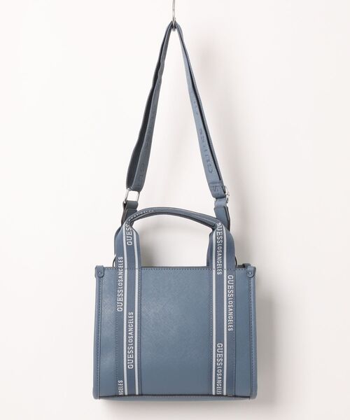 Guess(ゲス)の「【GUESS】ゲス JACKIE MINI SMALL TOTE トートバッグ(トートバッグ・レディース・ブルー/ホワイト/ブラック・FREE)」の4枚目の写真