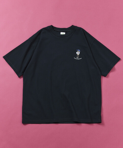 kaoyorinakami（カオヨリナカミ）の「kaoyorinakami × FREAK'S STORE/カオヨリナカミ 別注 ヘソダシボーイ Tee（Tシャツ/カットソー・メンズ・オフホワイト/ブルーグリーン/チャコールグレー・MEDIUM/SMALL/LARGE）」の11枚目の写真