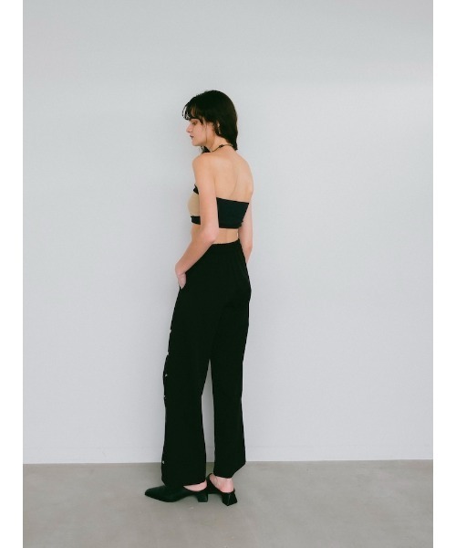 ILANIS(イラニス)の「Ease Two-Tone Bandeau|カップ付きバイカラーバンドゥ(チューブトップ・レディース・ブルー系その他/ベージュ系その他/ブラック×ホワイト・S/M)」の10枚目の写真