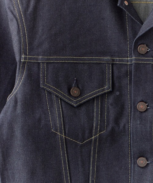 LEVI'S VINTAGE CLOTHING(リーバイスビンテージクロージング)の「Levi's VINTAGE CLOTHING/ LVC 1961 TYPEIII 557Xx / 749980003(デニムジャケット・メンズ・インディゴブルー・M/L/XL)」の4枚目の写真