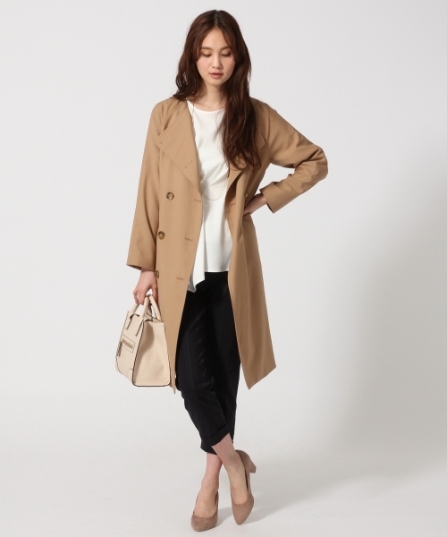 GLOBAL WORK（グローバルワーク）の「ナイロンレーヨンストレッチガラトラウザー/707483（その他パンツ・レディース・ライトパープル/ダークブルー/その他/ダークブラウン/ブルー系その他/ブルー・MEDIUM/SMALL/LARGE）」の11枚目の写真