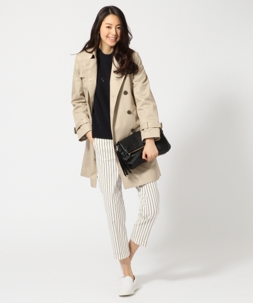 GLOBAL WORK（グローバルワーク）の「ナイロンレーヨンストレッチガラトラウザー/707483（その他パンツ・レディース・ライトパープル/ダークブルー/その他/ダークブラウン/ブルー系その他/ブルー・MEDIUM/SMALL/LARGE）」の15枚目の写真