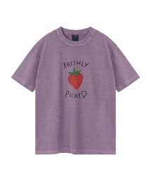 フレッシュリーピックド ピグメントオーバーサイズ半袖Tシャツ(クロップ含む)