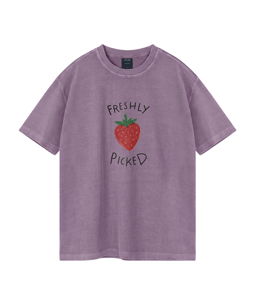 WILDROCK（ワイルドロック）の「フレッシュリーピックド ピグメントオーバーサイズ半袖Tシャツ（クロップ含む）（Tシャツ/カットソー・レディース・ライトグレー/ベビーピンク/カーキ/ライトパープル/ブルー/ホワイト/チャコール/ブラック・MEDIUM/SMALL/X-SMALL/FREE/LARGE）」の7枚目の写真