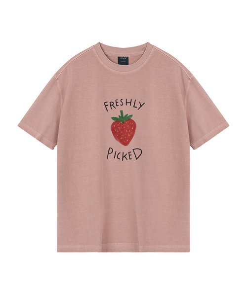 WILDROCK（ワイルドロック）の「フレッシュリーピックド ピグメントオーバーサイズ半袖Tシャツ（クロップ含む）（Tシャツ/カットソー・レディース・ライトグレー/ベビーピンク/カーキ/ライトパープル/ブルー/ホワイト/チャコール/ブラック・MEDIUM/SMALL/X-SMALL/FREE/LARGE）」の8枚目の写真