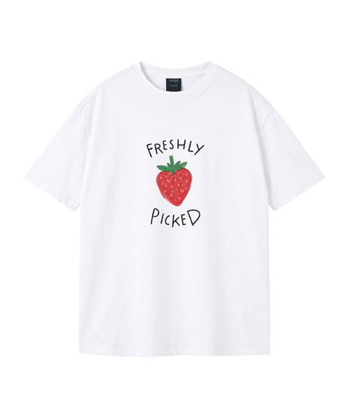 WILDROCK（ワイルドロック）の「フレッシュリーピックド ピグメントオーバーサイズ半袖Tシャツ（クロップ含む）（Tシャツ/カットソー・レディース・ライトグレー/ベビーピンク/カーキ/ライトパープル/ブルー/ホワイト/チャコール/ブラック・MEDIUM/SMALL/X-SMALL/FREE/LARGE）」の2枚目の写真