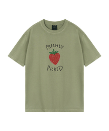 フレッシュリーピックド ピグメントオーバーサイズ半袖Tシャツ(クロップ含む)