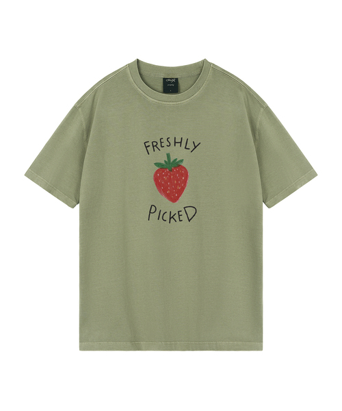 WILDROCK（ワイルドロック）の「フレッシュリーピックド ピグメントオーバーサイズ半袖Tシャツ（クロップ含む）（Tシャツ/カットソー・レディース・ライトグレー/ベビーピンク/カーキ/ライトパープル/ブルー/ホワイト/チャコール/ブラック・MEDIUM/SMALL/X-SMALL/FREE/LARGE）」の5枚目の写真