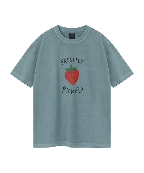 WILDROCK（ワイルドロック）の「フレッシュリーピックド ピグメントオーバーサイズ半袖Tシャツ（クロップ含む）（Tシャツ/カットソー・レディース・ライトグレー/ベビーピンク/カーキ/ライトパープル/ブルー/ホワイト/チャコール/ブラック・MEDIUM/SMALL/X-SMALL/FREE/LARGE）」の6枚目の写真