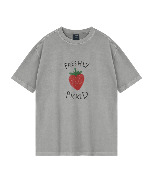 WILDROCK（ワイルドロック）の「フレッシュリーピックド ピグメントオーバーサイズ半袖Tシャツ（クロップ含む）（Tシャツ/カットソー・レディース・ライトグレー/ベビーピンク/カーキ/ライトパープル/ブルー/ホワイト/チャコール/ブラック・MEDIUM/SMALL/X-SMALL/FREE/LARGE）」の14枚目の写真