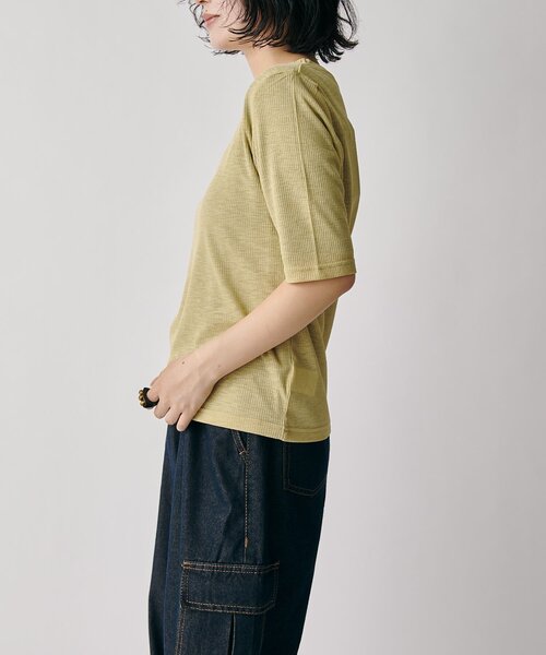 goocy(グーシー)の「シアーテレコレイヤードトップス(Tシャツ/カットソー・レディース・グレー/チャコールグレー/ホワイト/ブラック・FREE)」の22枚目の写真