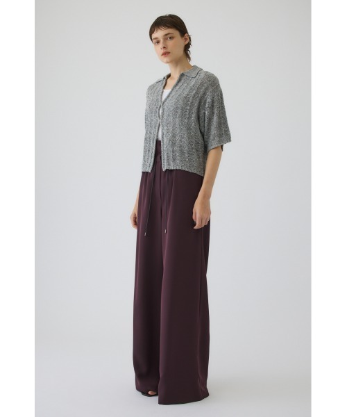 RIM.ARK(リムアーク)の「Summer knit shirt(サマー ニット シャツ)(ニット/セーター・レディース・ブラック/グレー/ライトグリーン・FREE)」の22枚目の写真
