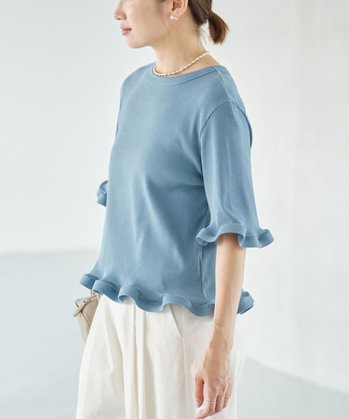 オーガニックコットン WAVE Tシャツ（Tシャツ/カットソー）｜IENA