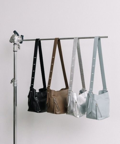 Beau're(ヴュレ)の「【BEAURE/ビュレ】バケット ショルダー Bag B-26218(ショルダーバッグ・レディース・シルバー/モカ/ブラック/ライトブルー・FREE)」の9枚目の写真