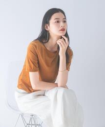URBAN RESEARCH ROSSO WOMEN | バックスリットシアーベロアカットソー(Tシャツ/カットソー)