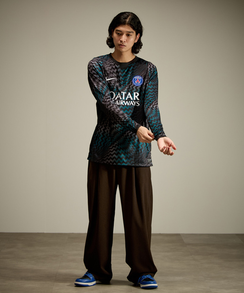 NIKE(ナイキ)の「【NIKE / ナイキ】PSG M NK DF JSY LS STAD GK(Tシャツ/カットソー・メンズ・ブラック・MEDIUM/LARGE/X-LARGE)」の9枚目の写真