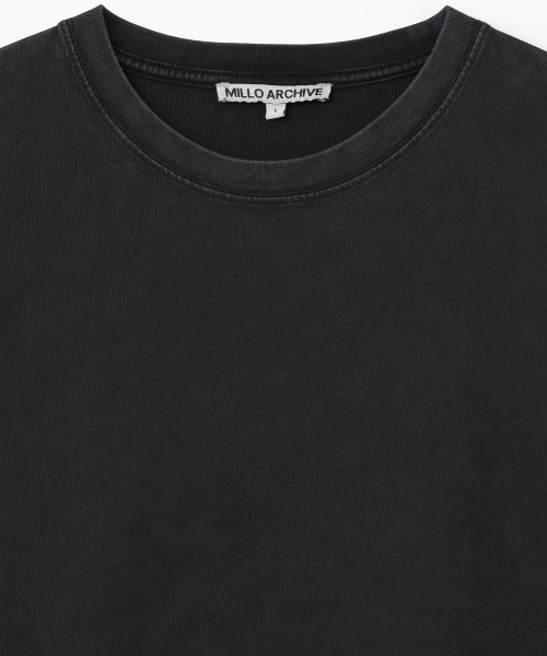Millo Archive（ミロ アーカイブ）の「エッセンシャルピグメントダイTシャツ[ブラック]（Tシャツ/カットソー・メンズ・その他・SMALL/MEDIUM/LARGE/X-LARGE）」の2枚目の写真