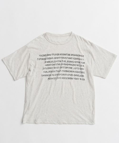 PRANK PROJECT(プランクプロジェクト)の「テキストプリントT / Text Print T-shirt(Tシャツ/カットソー・レディース・ホワイト/ライトグレー/ネイビー/ピンク・FREE)」の16枚目の写真