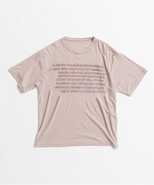 PRANK PROJECT(プランクプロジェクト)の「テキストプリントT / Text Print T-shirt(Tシャツ/カットソー・レディース・ホワイト/ライトグレー/ネイビー/ピンク・FREE)」の17枚目の写真