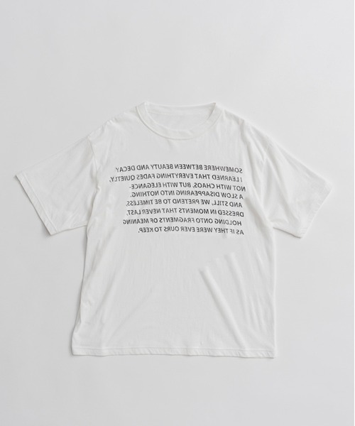 PRANK PROJECT(プランクプロジェクト)の「テキストプリントT / Text Print T-shirt(Tシャツ/カットソー・レディース・ホワイト/ライトグレー/ネイビー/ピンク・FREE)」の18枚目の写真