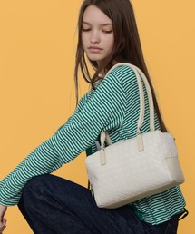 Diamond-Design 2-Way Shoulder Bag with Star-Shaped Charm / 星型チャーム付き ダイヤデザイン2WAY ショルダーバッグ ガーリー 韓国 レディース 秋 秋服 2026年秋冬