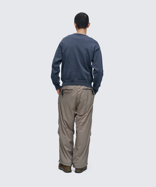 WILD THINGS(ワイルドシングス)の「ファーニット ガゼットクルー│FIR-KNIT GUSSET CREW(ニット/セーター・メンズ・ベージュ/グレー/ブラック・S/M/L/XL)」の10枚目の写真