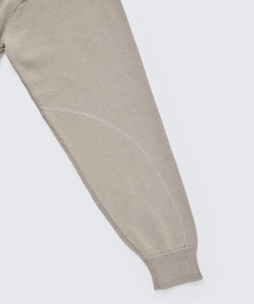 WILD THINGS(ワイルドシングス)の「ファーニット ガゼットクルー│FIR-KNIT GUSSET CREW(ニット/セーター・メンズ・ベージュ/グレー/ブラック・S/M/L/XL)」の15枚目の写真