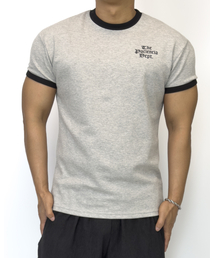 クラシックリングマッスルフィット半袖 MELANGE GREY