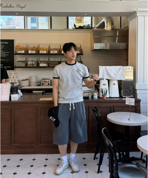 PACIENCIA(パシエンシア)の「クラシックリングマッスルフィット半袖 MELANGE GREY(Tシャツ/カットソー・メンズ・その他・LARGE/X-LARGE/XX-LARGE)」の3枚目の写真