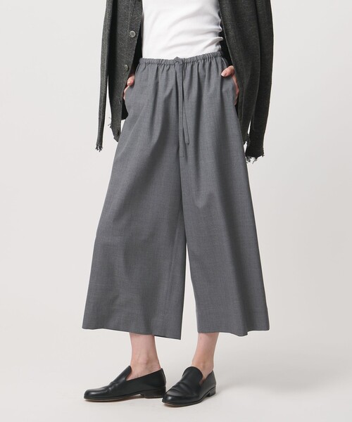 LOEFF(ロエフ)の「<LOEFF>トロピカルウール ガウチョパンツ(その他パンツ・レディース・ネイビー/グレー系・1/0)」の3枚目の写真