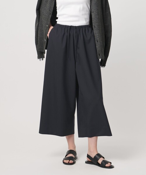 LOEFF(ロエフ)の「<LOEFF>トロピカルウール ガウチョパンツ(その他パンツ・レディース・ネイビー/グレー系・1/0)」の6枚目の写真