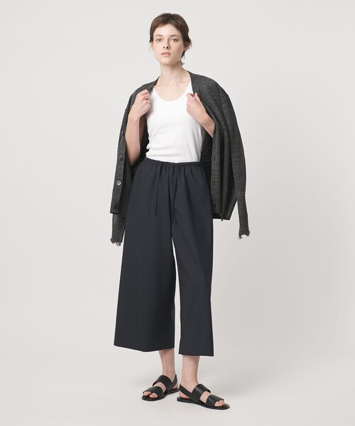 LOEFF(ロエフ)の「<LOEFF>トロピカルウール ガウチョパンツ(その他パンツ・レディース・ネイビー/グレー系・1/0)」の7枚目の写真