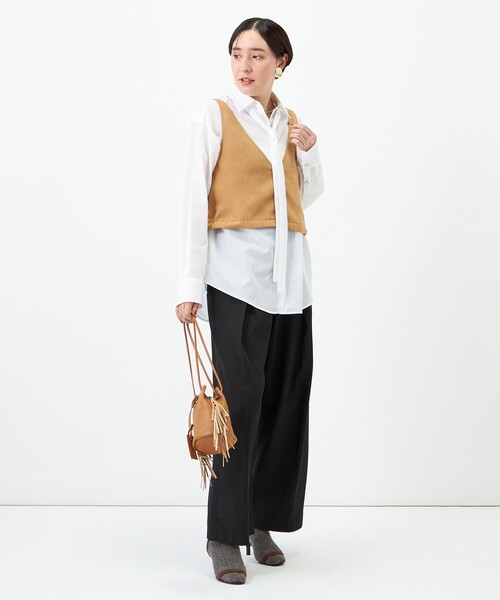 NOLLEY’S(ノーリーズ)の「ウォッシャブルソフトボウタイシャツ(シャツ/ブラウス・レディース・ホワイト/ベビーピンク/ブルー系その他3・FREE)」の21枚目の写真