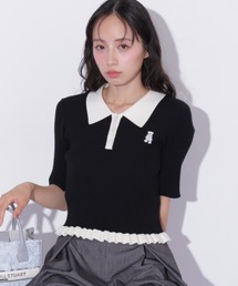 JILL by JILL STUART | ＜BEARシリーズ＞フリルポロニット(ニット/セーター)