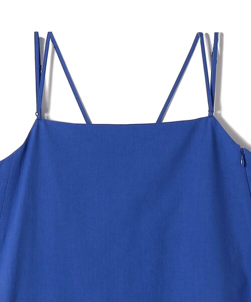 SHIPS(シップス)の「SHIPS Primary Navy Label:〈手洗い可能〉近江晒 フレア キャミ ワンピース(ワンピース・レディース・ブラック/ブルー・ONE SIZE)」の4枚目の写真