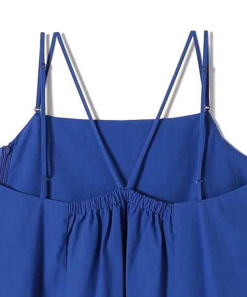 SHIPS(シップス)の「SHIPS Primary Navy Label:〈手洗い可能〉近江晒 フレア キャミ ワンピース(ワンピース・レディース・ブラック/ブルー・ONE SIZE)」の5枚目の写真
