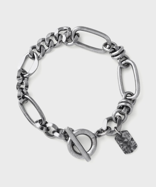 Paul Smith(ポールスミス)の「“Vintage Mixed Chain” ブレスレット【260928 240】(ブレスレット・メンズ・シルバー・FREE)」の2枚目の写真