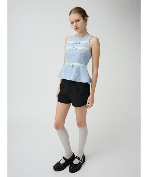LILY BROWN（リリーブラウン）の「バリエーションマイクロショートパンツ（その他パンツ・レディース・ブラウン/ブラック/グレー/グレイッシュベージュ・1/0）」の12枚目の写真
