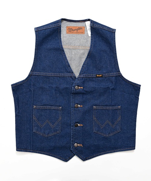 Wrangler（ラングラー）カウボーイカット デニムベスト / UNLINED