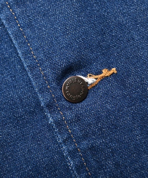 Wrangler(ラングラー)の「Wrangler(ラングラー)カウボーイカット デニムベスト / UNLINED DENIM VEST(ベスト・メンズ・インディゴブルー・S/L/M)」の8枚目の写真