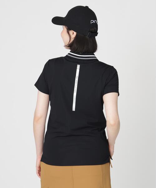 PING(ピン)の「【PING APPAREL】ライン衿半袖ポロシャツ (LADIES)(ポロシャツ・レディース・グレー/ブラック/ブルー・S/L/M)」の5枚目の写真