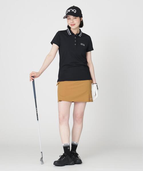 PING(ピン)の「【PING APPAREL】ライン衿半袖ポロシャツ (LADIES)(ポロシャツ・レディース・グレー/ブラック/ブルー・S/L/M)」の6枚目の写真