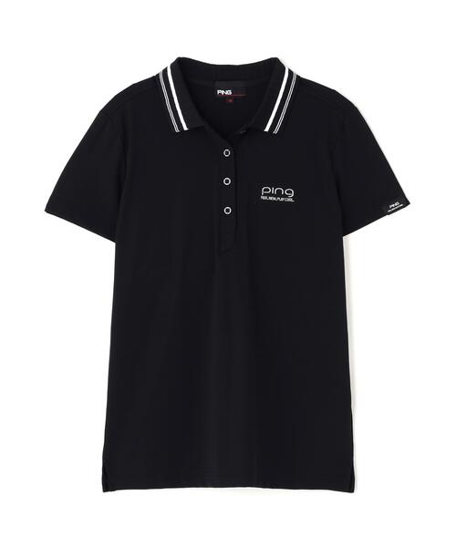 PING(ピン)の「【PING APPAREL】ライン衿半袖ポロシャツ (LADIES)(ポロシャツ・レディース・グレー/ブラック/ブルー・S/L/M)」の9枚目の写真