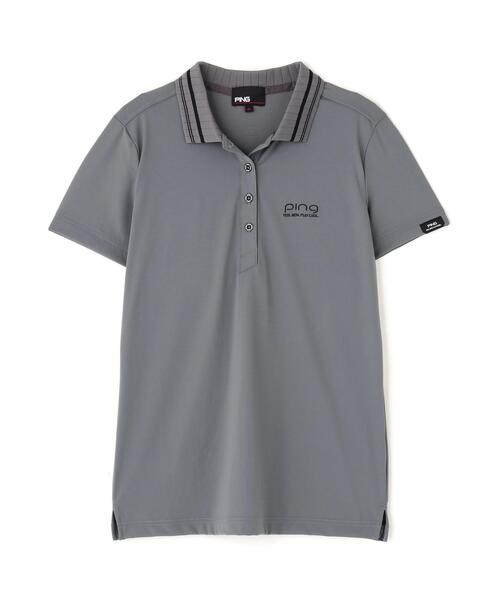PING(ピン)の「【PING APPAREL】ライン衿半袖ポロシャツ (LADIES)(ポロシャツ・レディース・グレー/ブラック/ブルー・S/L/M)」の15枚目の写真