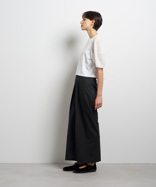 LANVIN en Bleu(ランバンオンブルー)の「クロップドコンビカットソー(Tシャツ/カットソー・レディース・カーキ・38)」の3枚目の写真
