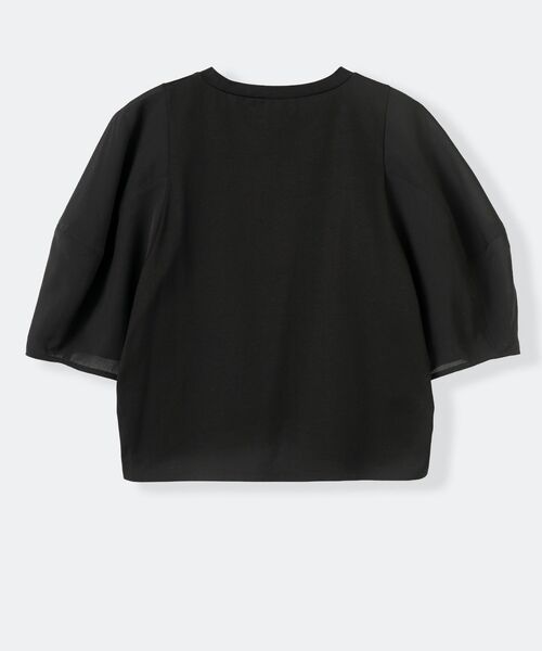 LANVIN en Bleu(ランバンオンブルー)の「クロップドコンビカットソー(Tシャツ/カットソー・レディース・カーキ・38)」の12枚目の写真