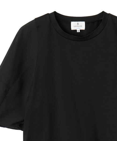 LANVIN en Bleu(ランバンオンブルー)の「クロップドコンビカットソー(Tシャツ/カットソー・レディース・カーキ・38)」の14枚目の写真